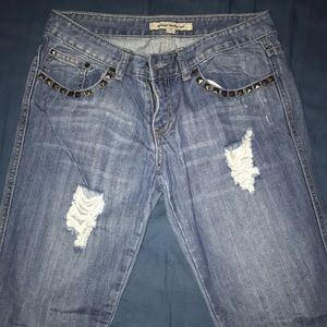 Light wash jeans